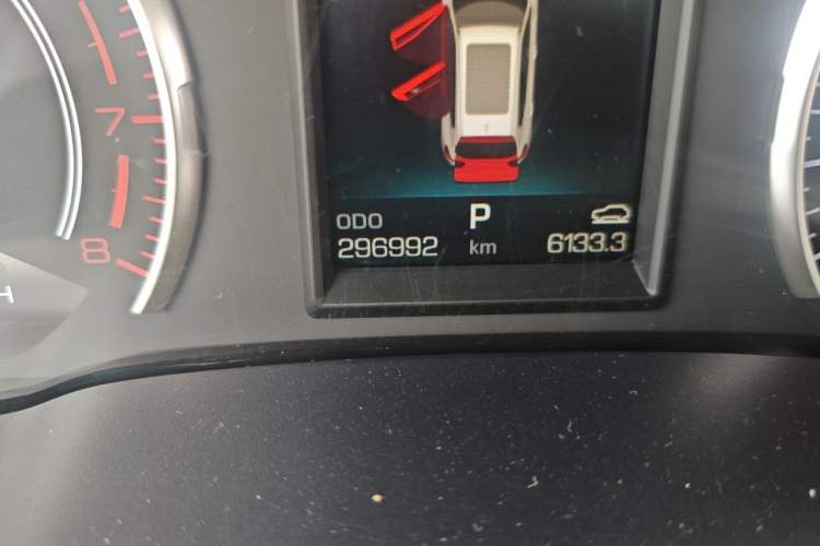 Used Haval H6 2017 Blue Label 1.5T Automatic Two-Wheel Drive ZhiShang Model Odometer Close Up