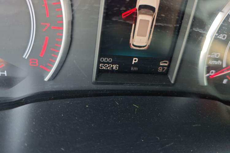 Used Haval H6 2017 Red-Label 1.5T Automatic Two-Wheel Drive Smart Edition Odometer Close Up