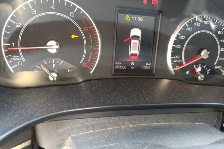 Used Haval H6 2017 Red-Label 1.5T Automatic Two-Wheel Drive Smart Edition Odometer Close Up
