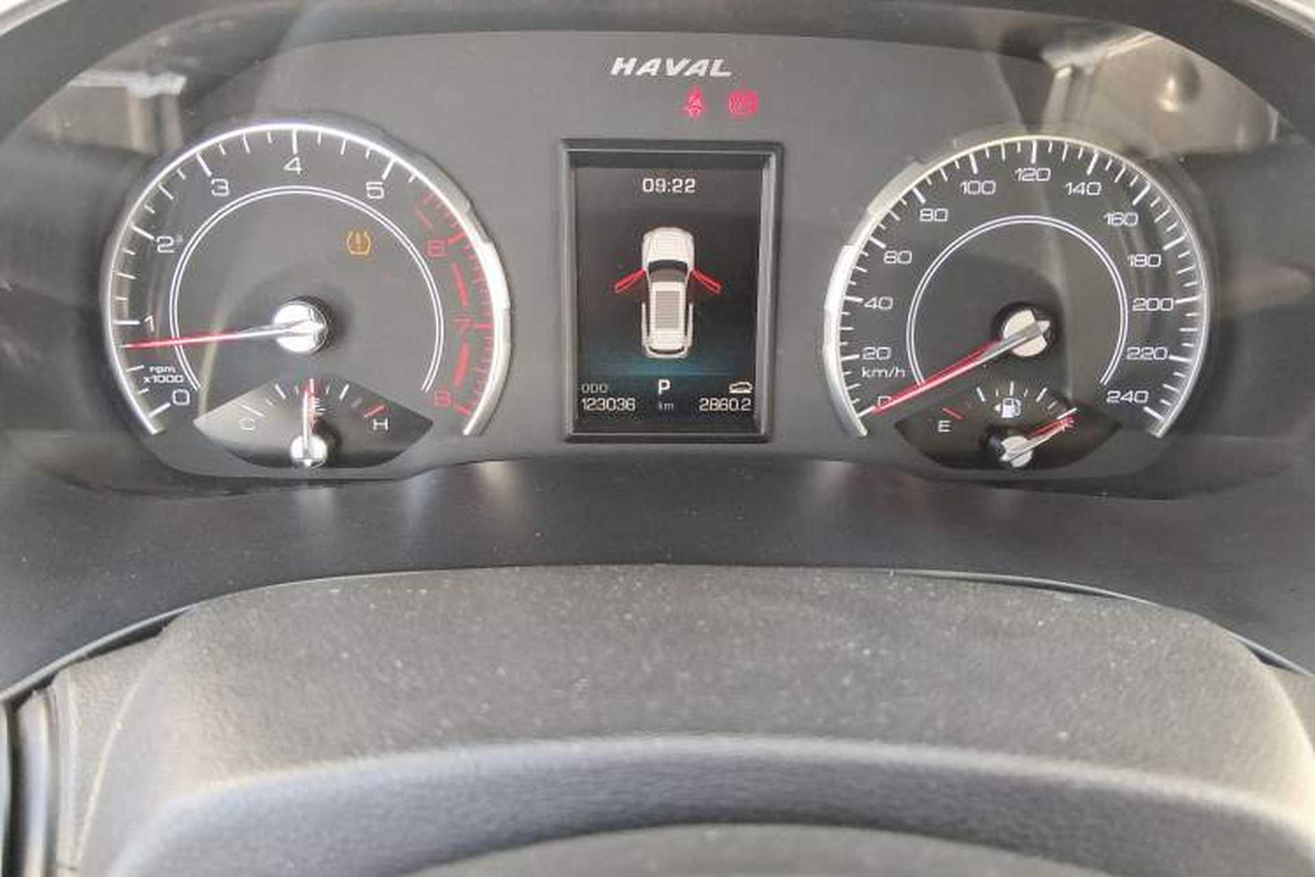 Used Haval H6 2017 Red-Label 1.5T Automatic Two-Wheel Drive Smart Edition Odometer Close Up
