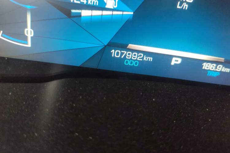 Used Haval H6 2017 Blue Label 2.0T Automatic Two-Wheel Drive Leading Model Odometer Close Up