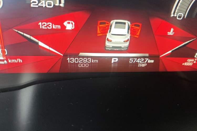 Used Haval H6 2017 Red-Label 2.0T Automatic Two-Wheel Drive Leading Edition Odometer Close Up