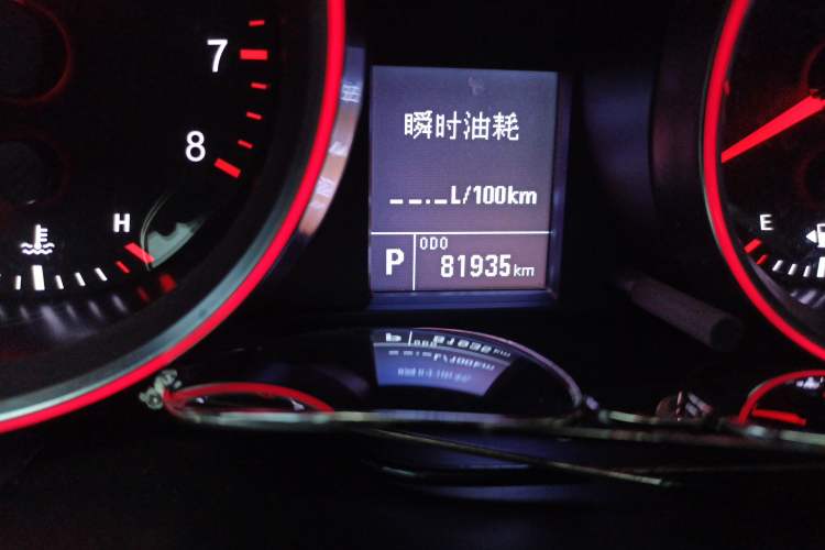 Used Haval H6 2017 Red-Label Sport Edition 1.5T Automatic Two-Wheel Drive Luxury Model Odometer Close Up