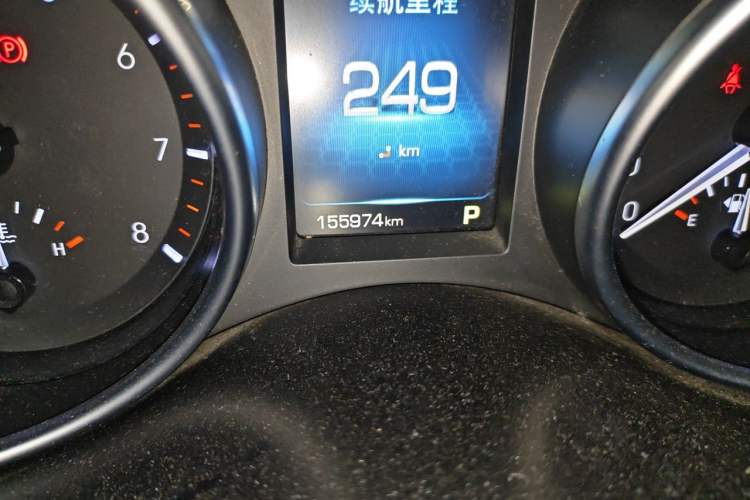 Used Haval H6 2017 Blue Label Sport Edition 1.5T Automatic Two-Wheel Drive Luxury Model Odometer Close Up