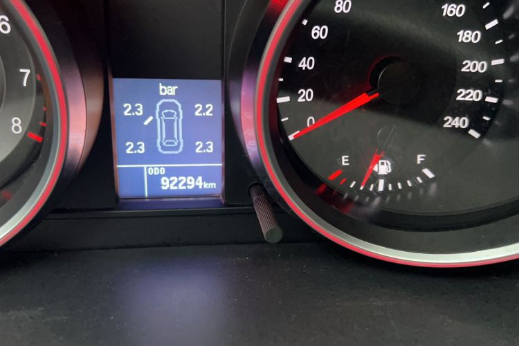 Used Haval H6 2017 Red-Label Sport Edition 1.5T Manual Two-Wheel Drive Elite Model Odometer Close Up