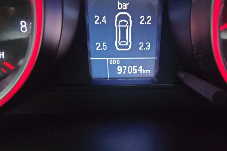 Used Haval H6 2017 Red-Label Sport Edition 1.5T Manual Two-Wheel Drive Elite Model Odometer Close Up
