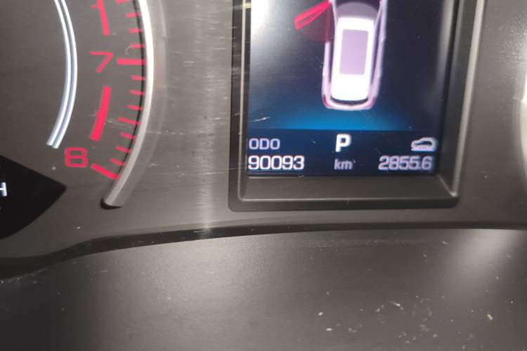 Used Haval H6 2017 Blue Label 1.5T Automatic Two-Wheel Drive ZhiShang Model Odometer Close Up