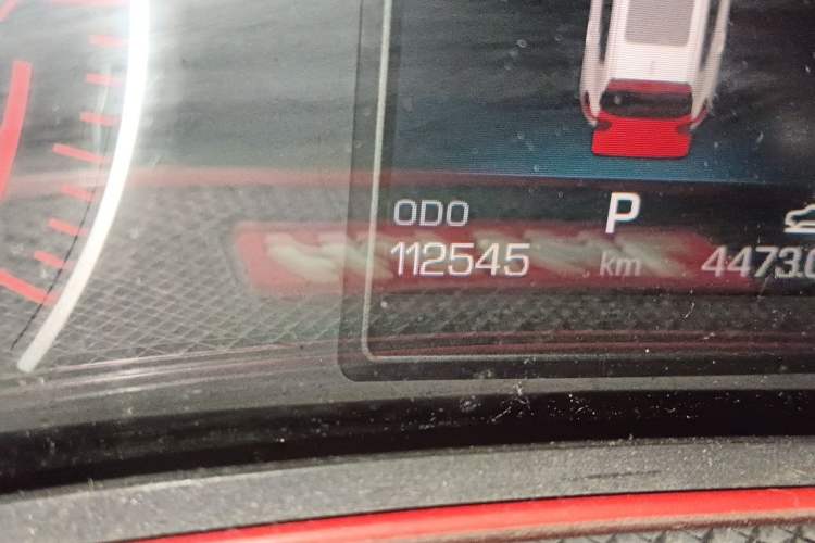 Used Haval H6 2017 Red-Label 1.5T Automatic Two-Wheel Drive Luxury Model Odometer Close Up