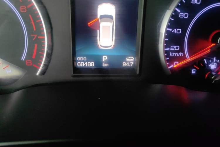 Used Haval H6 2017 Blue Label 2.0T Automatic Two-Wheel Drive Leading Model Odometer Close Up