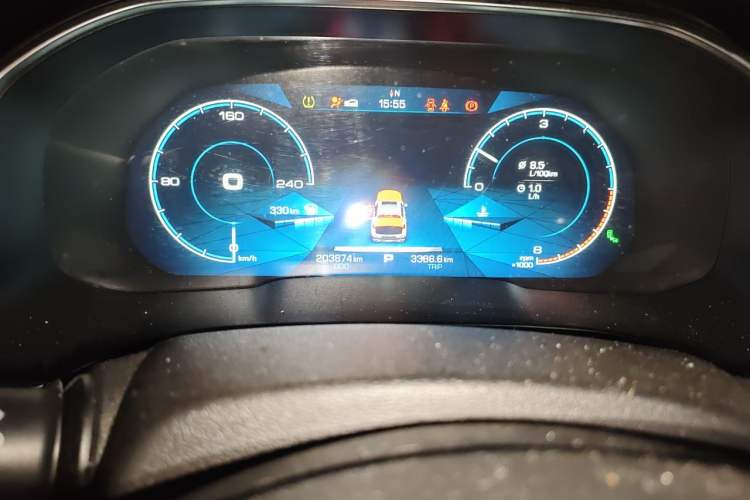 Used Haval H6 2017 Red-Label 2.0T Automatic Two-Wheel Drive Leading Edition Odometer Close Up