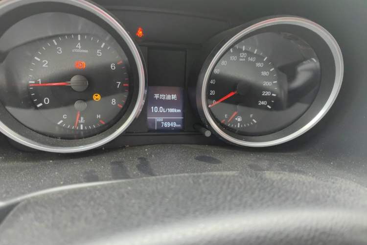 Used Haval H6 2017 Red-Label Sport Edition 1.5T Manual Two-Wheel Drive Elite Model Odometer Close Up