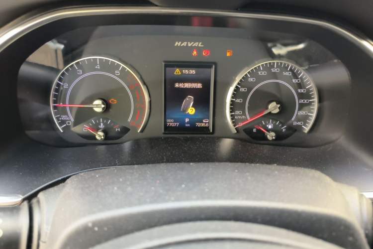 Used Haval H6 2017 Red Label 2.0T Automatic Two-Wheel Drive ZhiShang Model Odometer Close Up
