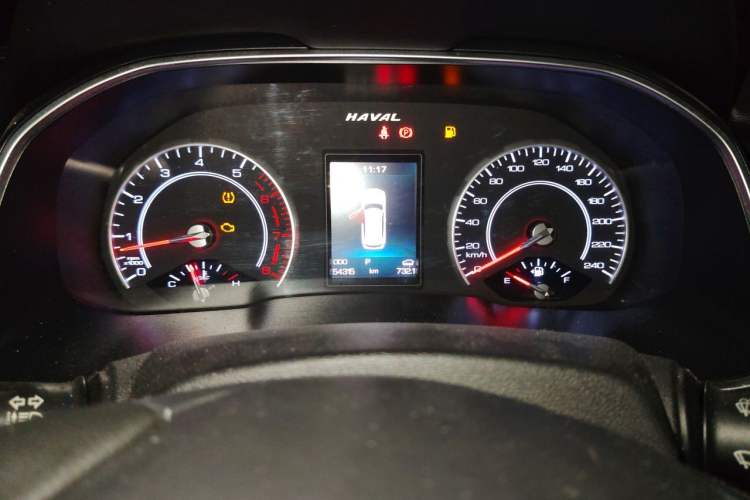 Used Haval H6 2017 Blue Label 2.0T Automatic Two-Wheel Drive Smart Edition Odometer Close Up