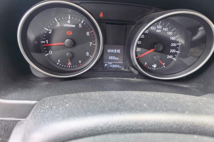 Used Haval H6 2017 Classic Edition 1.5T Automatic Two-Wheel Drive Elite Model Odometer Close Up