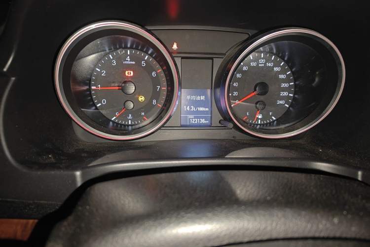 Used Haval H6 2017 Red-Label Sport Edition 1.5T Manual Two-Wheel Drive Elite Model Odometer Close Up