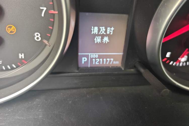 Used Haval H6 2017 Classic Edition 1.5T Automatic Two-Wheel Drive Urban Model Odometer Close Up