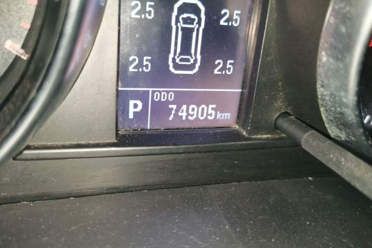 Used Haval H6 2017 Classic Edition 1.5T Automatic Two-Wheel Drive Elite Model Odometer Close Up
