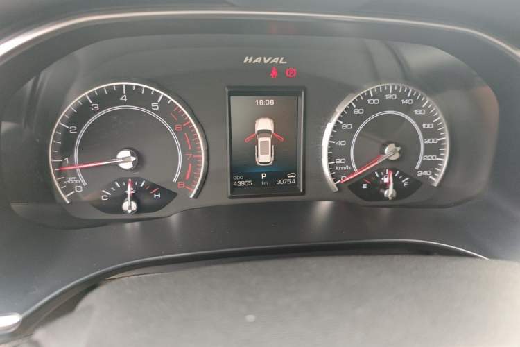 Used Haval H6 2017 Red-Label 1.5T Automatic Two-Wheel Drive Smart Edition Odometer Close Up