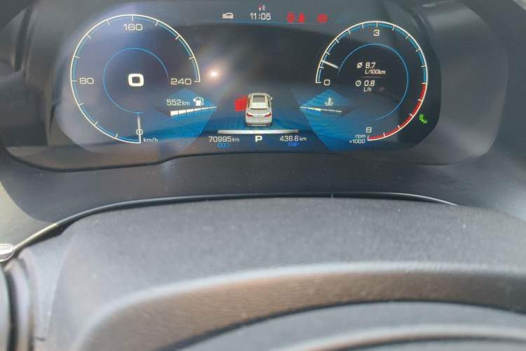Used Haval H6 2017 Blue Label 2.0T Automatic Two-Wheel Drive Leading Model Odometer Close Up