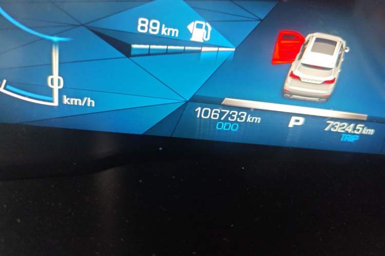 Used Haval H6 2017 Blue Label 2.0T Automatic Two-Wheel Drive Smart Edition Odometer Close Up