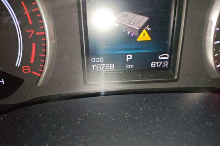 Used Haval H6 2017 Blue Label 1.5T Automatic Two-Wheel Drive ZhiShang Model Odometer Close Up