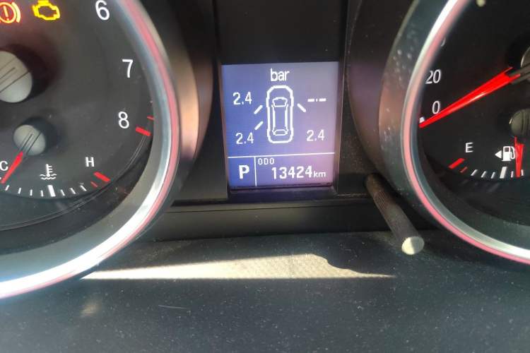 Used Haval H6 2017 Red-Label Sport Edition 1.5T Automatic Two-Wheel Drive Luxury Model Odometer Close Up
