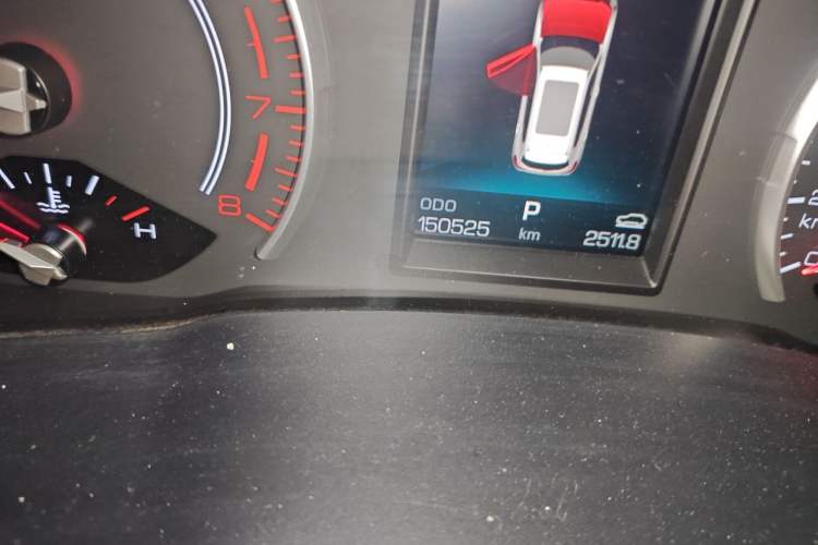 Used Haval H6 2017 Blue Label 2.0T Automatic Two-Wheel Drive Smart Edition Odometer Close Up