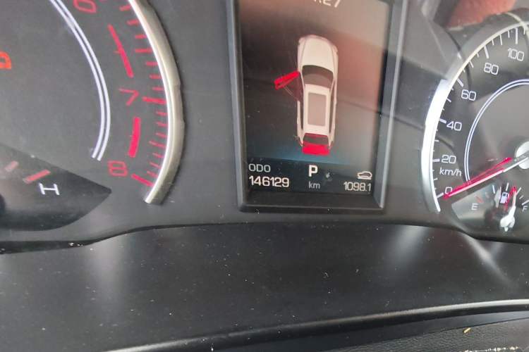 Used Haval H6 2017 Red-Label 1.5T Automatic Two-Wheel Drive Smart Edition Odometer Close Up