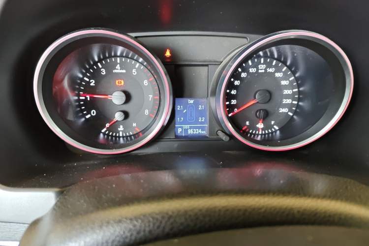 Used Haval H6 2017 Red-Label Sport Edition 1.5T Automatic Two-Wheel Drive Luxury Model Odometer Close Up