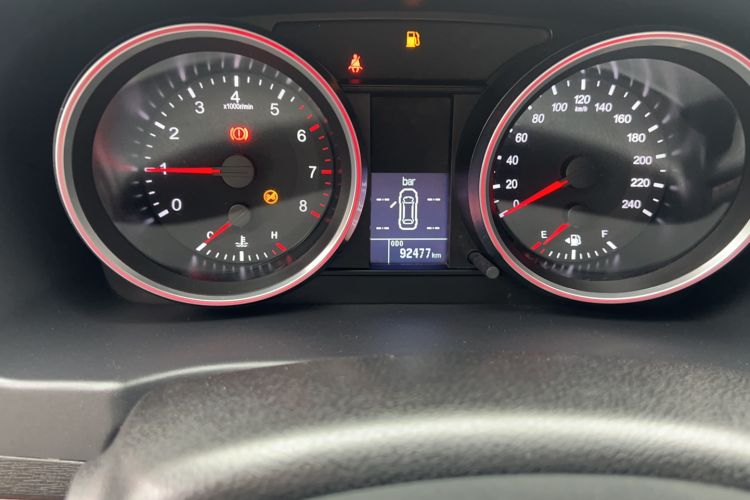 Used Haval H6 2017 Red-Label Sport Edition 1.5T Manual Two-Wheel Drive Elite Model Odometer Close Up