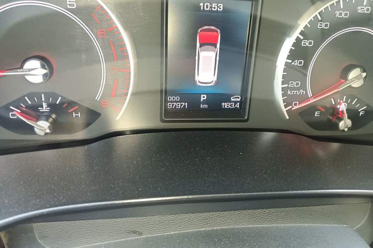 Used Haval H6 2017 Red-Label 1.5T Automatic Two-Wheel Drive Smart Edition Odometer Close Up