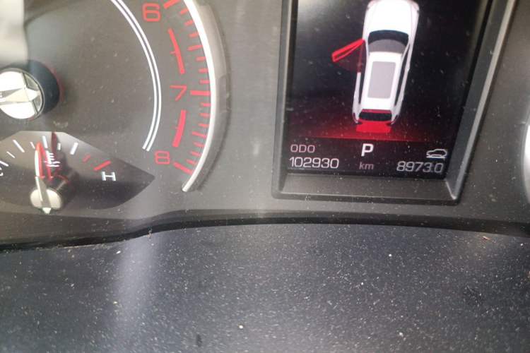 Used Haval H6 2017 Red-Label 1.5T Automatic Two-Wheel Drive Smart Edition Odometer Close Up