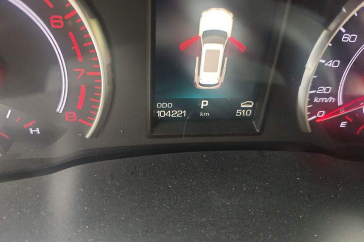 Used Haval H6 2017 Blue Label 2.0T Automatic Two-Wheel Drive Smart Edition Odometer Close Up
