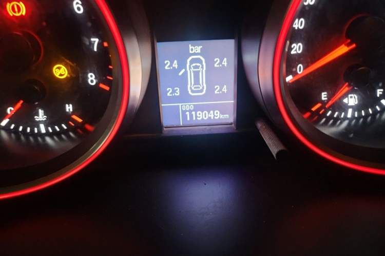 Used Haval H6 2017 Blue Label Sport Edition 1.5T Manual Two-Wheel Drive Elite Model Odometer Close Up