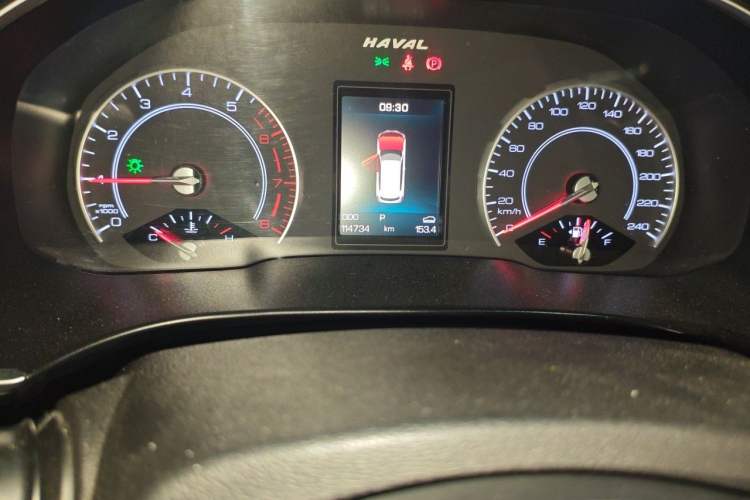 Used Haval H6 2017 Blue Label 2.0T Automatic Two-Wheel Drive Smart Edition Odometer Close Up