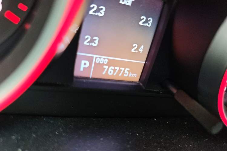 Used Haval H6 2017 Blue Label Sport Edition 1.5T Automatic Two-Wheel Drive Luxury Model Odometer Close Up