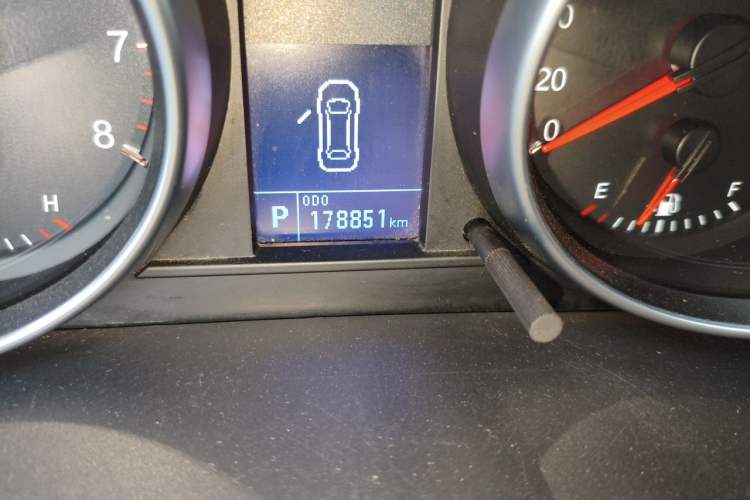 Used Haval H6 2017 Classic Edition 1.5T Automatic Two-Wheel Drive Urban Model Odometer Close Up