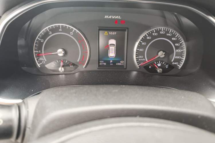 Used Haval H6 2017 Red-Label 1.5T Automatic Two-Wheel Drive Smart Edition Odometer Close Up