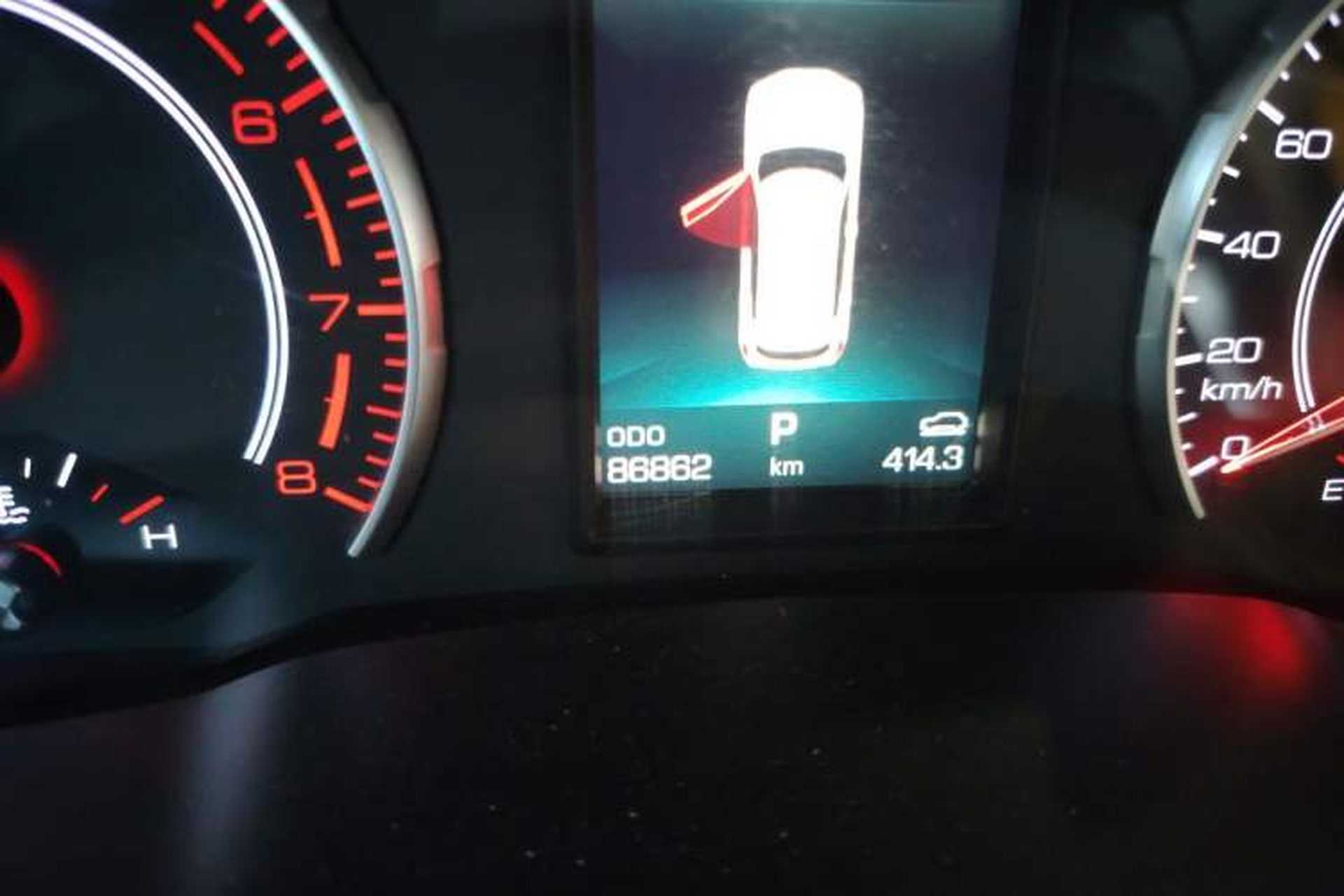 Used Haval H6 2017 Red-Label 1.3T Automatic Two-Wheel Drive ZhiShang Model Odometer Close Up