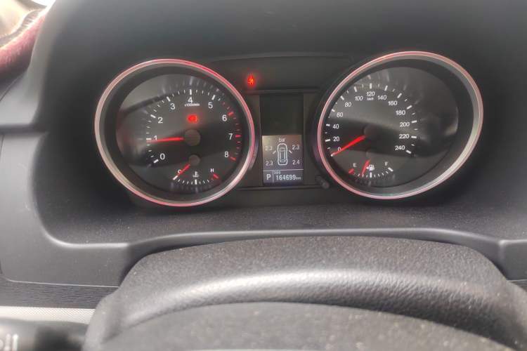 Used Haval H6 2017 Blue Label Sport Edition 1.5T Automatic Two-Wheel Drive Luxury Model Odometer Close Up