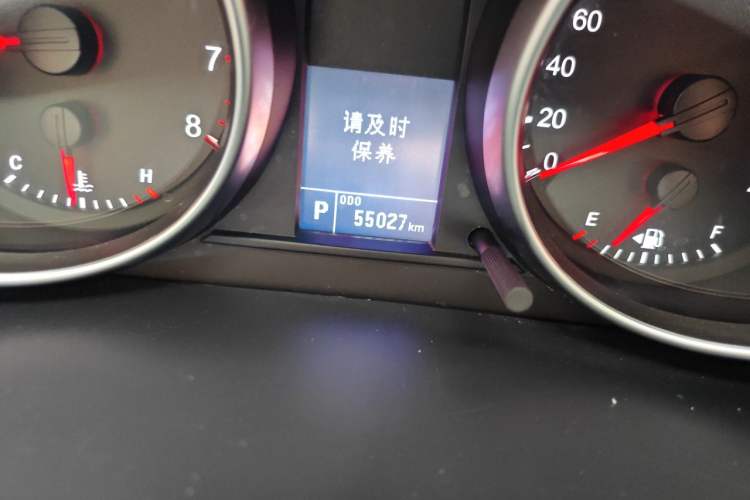 Used Haval H6 2017 Classic Edition 1.5T Automatic Two-Wheel Drive Elite Model Odometer Close Up