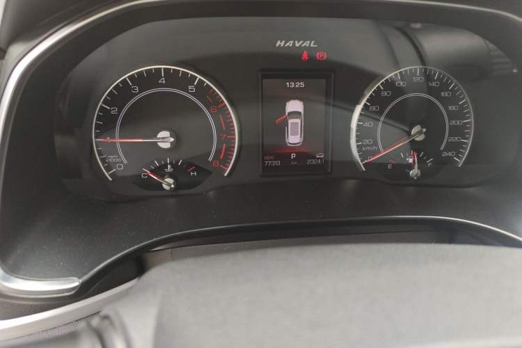 Used Haval H6 2017 Red Label 2.0T Automatic Two-Wheel Drive ZhiShang Model Odometer Close Up