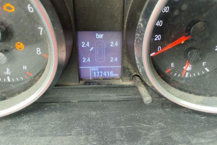 Used Haval H6 2017 Red-Label Sport Edition 1.5T Manual Two-Wheel Drive Elite Model Odometer Close Up