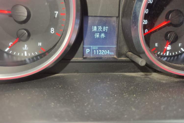 Used Haval H6 2017 Red-Label Sport Edition 1.5T Automatic Two-Wheel Drive Luxury Model Odometer Close Up