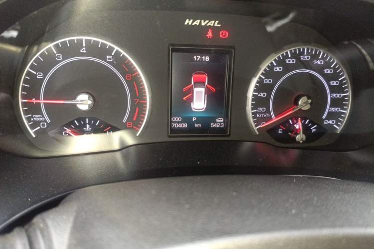 Used Haval H6 2017 Blue Label 2.0T Automatic Two-Wheel Drive Smart Edition Odometer Close Up