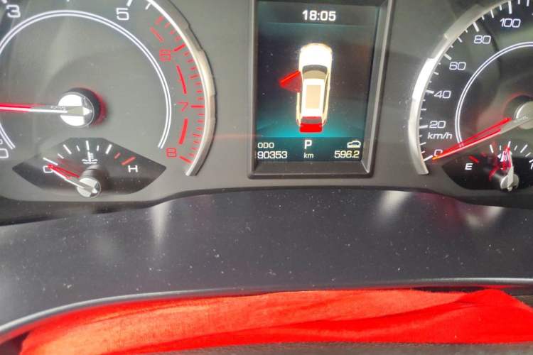 Used Haval H6 2017 Blue Label 2.0T Automatic Two-Wheel Drive Smart Edition Odometer Close Up
