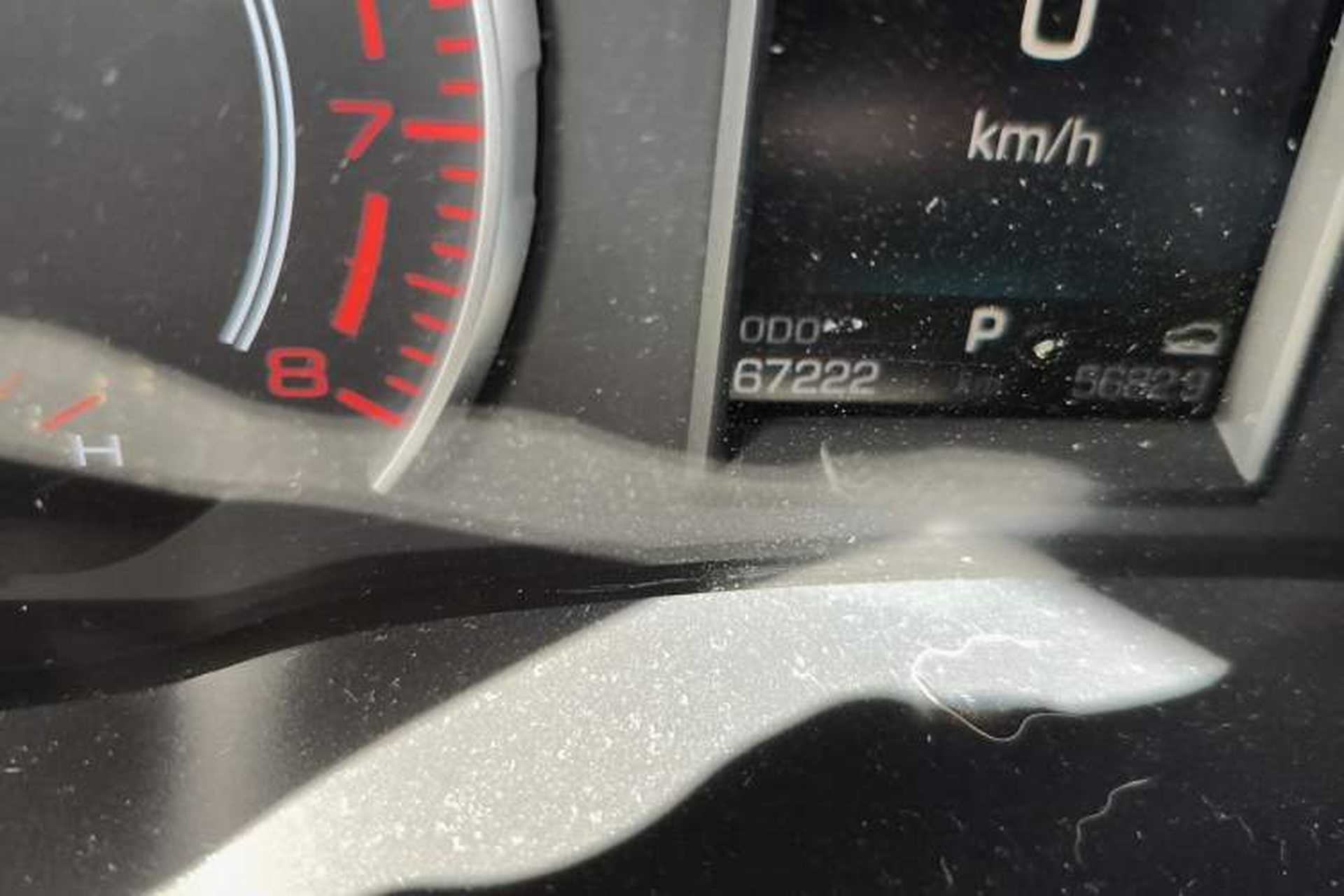 Used Haval H6 2017 Blue Label 2.0T Automatic Two-Wheel Drive Smart Edition Odometer Close Up