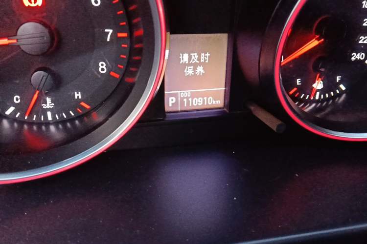 Used Haval H6 2017 Blue Label Sport Edition 1.5T Automatic Two-Wheel Drive Luxury Model Odometer Close Up