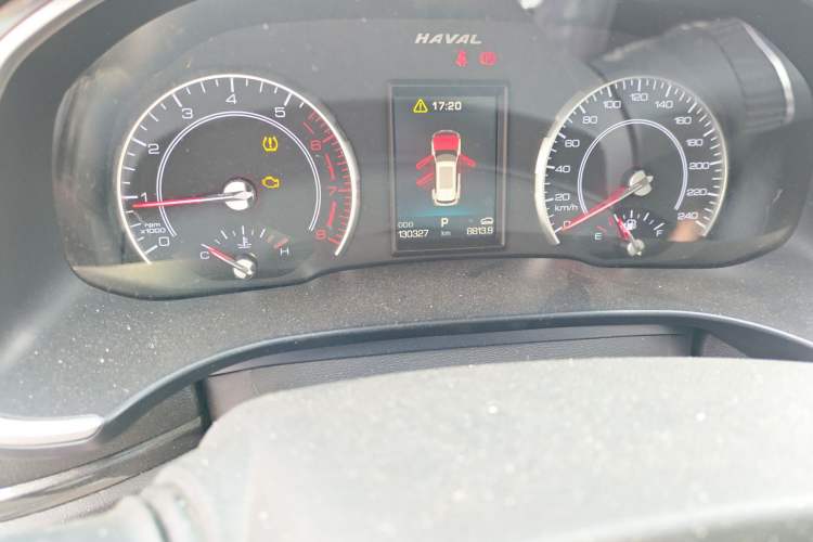 Used Haval H6 2017 Red-Label 1.5T Automatic Two-Wheel Drive Smart Edition Odometer Close Up