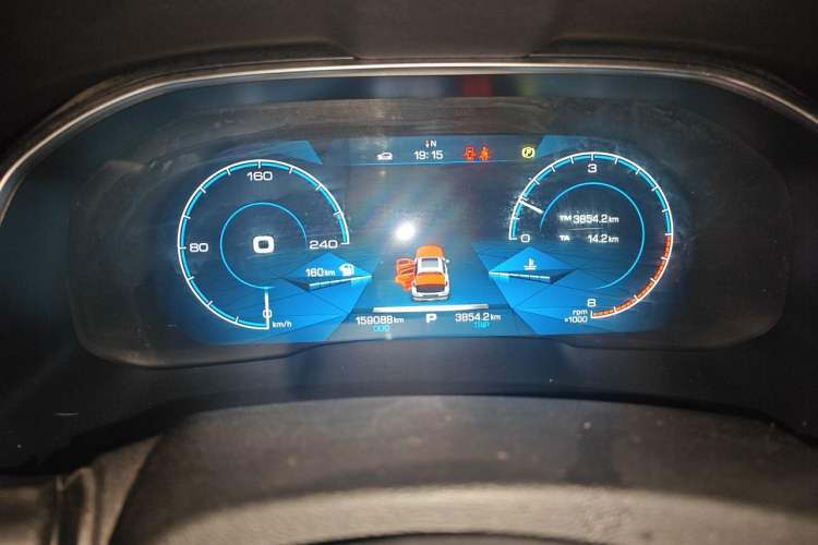 Used Haval H6 2017 Red-Label 2.0T Automatic Two-Wheel Drive Leading Edition Odometer Close Up